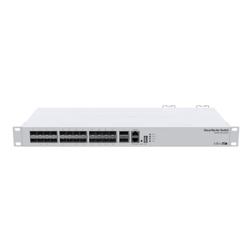 Management Switch 24 x SFP+ 10Gbps, 2 x QSFP+ 40Gbps - Mikrotik CRS326-24S+2Q+RM Mikrotik