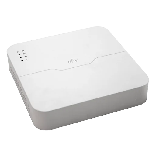 NVR seria Easy, 4 canale 8MP  + 4 porturi Long PoE, H.265 Ultra - UNV NVR301-04LS3-P4