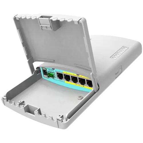 Router PowerBox Pro de exterior, 5 x Gigabit 4 PoE, 1 x SFP, RouterOS L4 - Mikrotik RB960PGS-PB