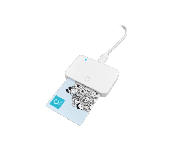 Cititor carte de identitate Standard: ISO/IEC 7816 Partea 1/2/3/4 Suportă carduri ISO7816 de dimensiuni normale clasele A/B/C cu protocol Т=0 sau Т=1 și carduri de memorie Conform standardului CCID Respectă specificațiile PC/SC Suportă formatul APDU