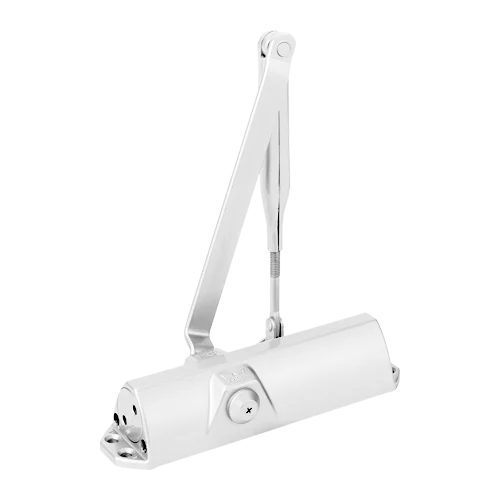 Amortizor hidraulic alb RAL9016 cu brat articulat - DORMA TS68-WHITE