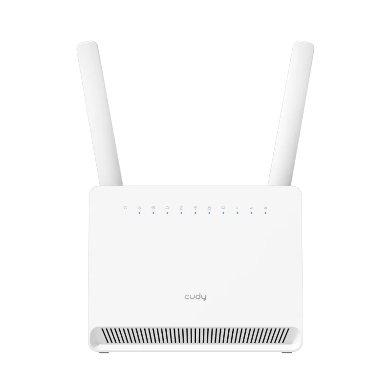 Cudy LT15E. WAN connection type: RJ-45. Wi-Fi band: Dual-band (2.4 GHz / 5 GHz), Top Wi-Fi standard: Wi-Fi 5 (802.11ac), WLAN data transfer rate (max): 2402 Mbit/s. Ethernet LAN interface type: Gigabit Ethernet. Mobile network generation: 4G, 3G