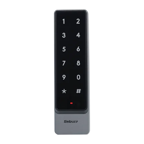 Controler stand-alone cu tastatura touch si cititor card EM 125kHz + Mifare 13.56MHz, carcasa antivandal - SEBURY SEB-sTouch2s