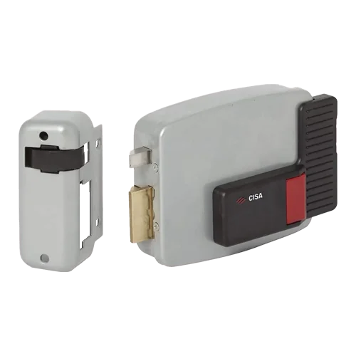 Yala electrica aplicata cu buton, clasa securitate 3, deschidere stanga - CISA 1.11731.60.2