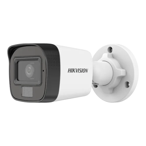 Dual Light - Camera analog 2MP, lentila 2.8mm, IR 30m, WL 20m, TVI/AHD/CVI/CVBS, Mic., IP67 - HIKVISION DS-2CE16D0T-LFS-2.8mm
