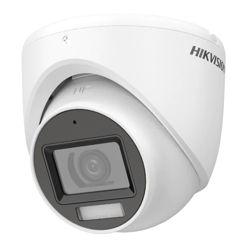 Dual Light - Camera analog 2MP, lentila 2.8mm, IR 30m, WL 20m, TVI/AHD/CVI/CVBS, Mic., IP67 - HIKVISION DS-2CE76D0T-LMFS-2.8m