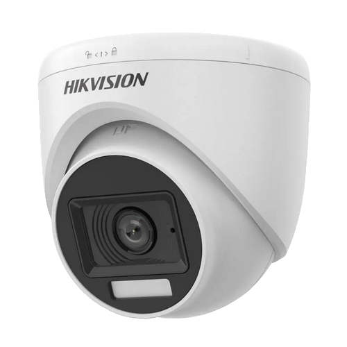 Dual Light - Camera analog 2MP, lentila 2.8mm, IR 20m, WL 20m, TVI/AHD/CVI/CVBS, Mic. - HIKVISION DS-2CE76D0T-LPFS-2.8mm 2mp