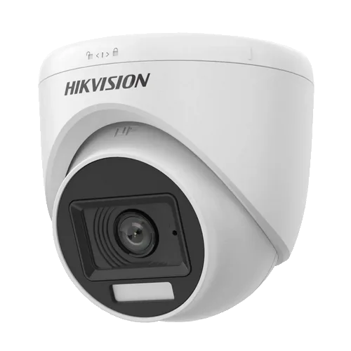 Dual Light - Camera analog 2MP, lentila 2.8mm, IR 20m, WL 20m, TVI/AHD/CVI/CVBS, Mic. - HIKVISION DS-2CE76D0T-LPFS-2.8mm