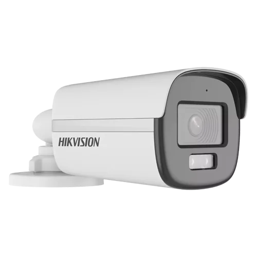 ColorVu, Dual Light - Camera analog 2MP, lentila 2.8mm, IR 40m, WL 40m, TVI/AHD/CVI/CVBS, Mic., IP67 - HIKVISION DS-2CE12DF0T-LFS-2.8mm