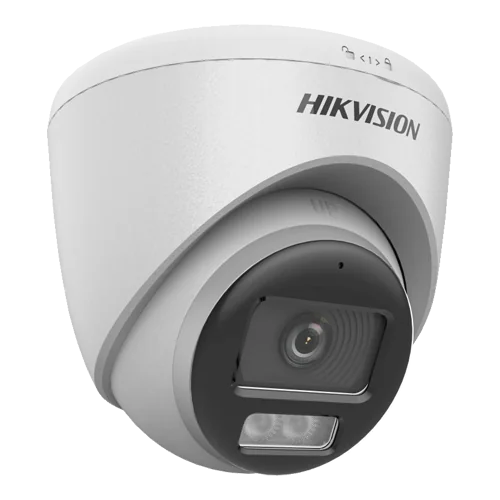 ColorVu, Dual Light -Camera analog 3K, lentila 2.8mm, IR 40m, WL 40m, TVI/AHD/CVI/CVBS, Mic., IP67 - HIKVISION DS-2CE72KF0T-LFS-2.8mm