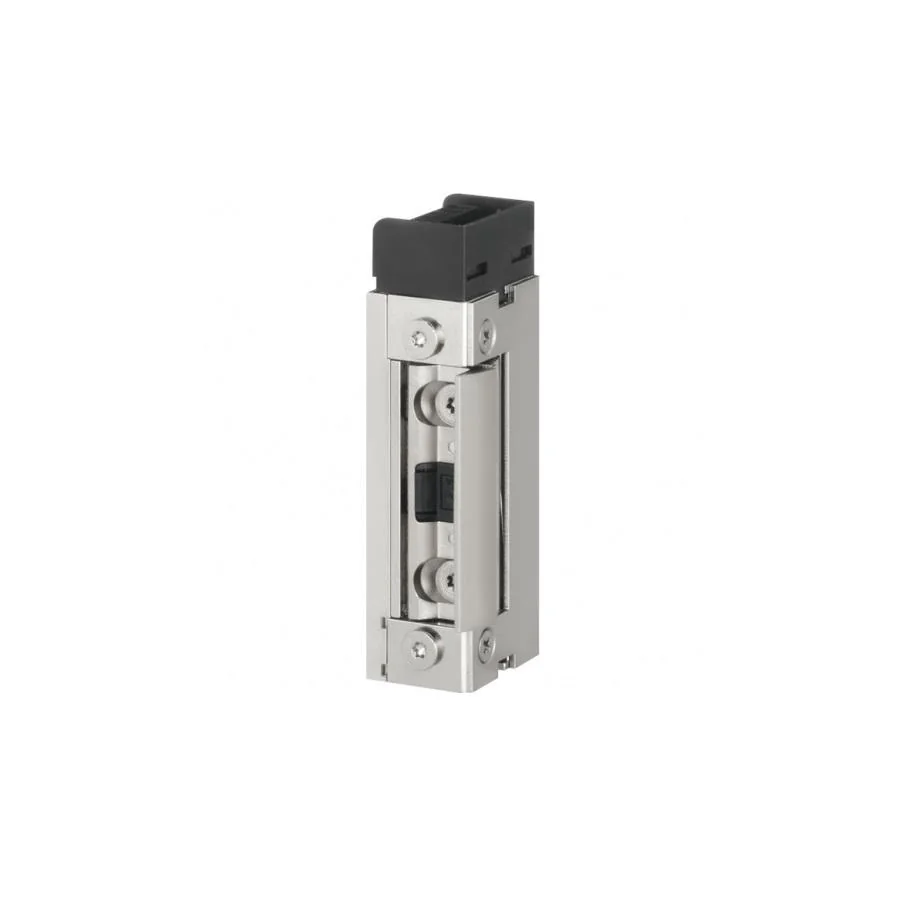 Yala electromagnetica de toc, consum redus, fail secure, deblocare mecanica, alimentare 12 Vcc - effeff by ASSA ABLOY E7E-E4139