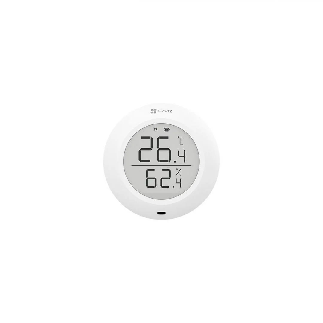 Senzor de temperatura si umiditate Smart Home EZVIZ, afisaj 1.8 inch, comunicare Wireless ZigBee CS-T51C