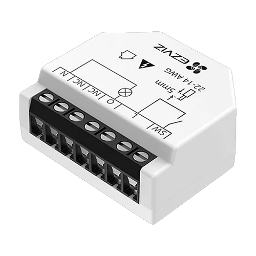 Releu inteligent Wi-Fi pentru aplicatii Smart Home EZVIZ, 1 canal 250Vc.a. max. 16A CS-T35-R100-W