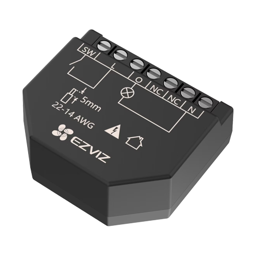 Releu inteligent Wi-Fi pentru aplicatii Smart Home EZVIZ, 1 canal 250Vc.a. max. 16A CS-T35-R100-WM | Altamag.ro