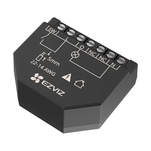 Releu inteligent Wi-Fi pentru aplicatii Smart Home EZVIZ, 1 canal 250Vc.a. max. 16A CS-T35-R100-WM