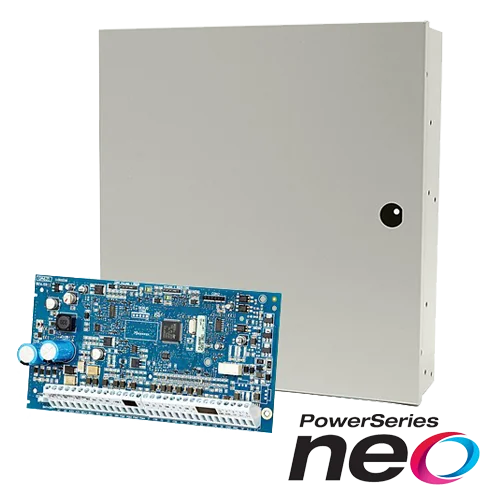 Centrala SERIA DSC POWER NEO 6 zone extensibila la 16 zone, 2 partitii - DSC HS2016NKE DSC