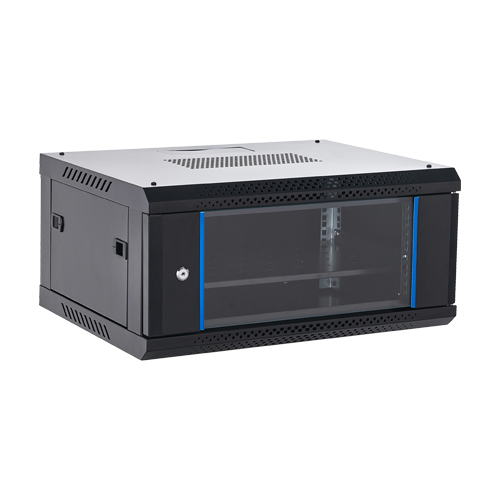 Rack perete 4U 19'' 600x450, capacitate incarcare 60 Kg, negru - ASYTECH Networking ASY-4U-6045WL | Altamag.ro