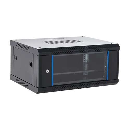 Rack perete 4U 19'' 600x450, capacitate incarcare 60 Kg, negru - ASYTECH Networking ASY-4U-6045WL