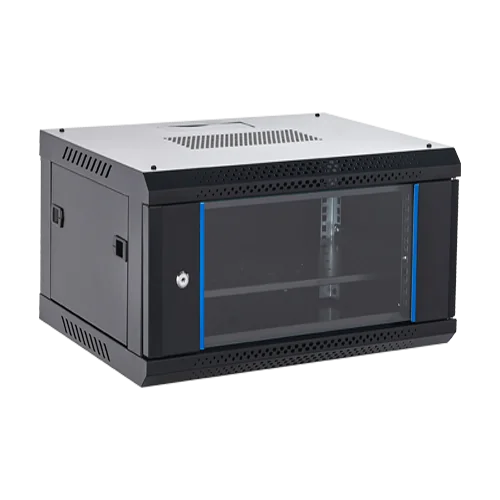 Rack perete 6U 19' 600x450, capacitate incarcare 60 Kg, negru - ASYTECH Networking ASY-6U-6045WL