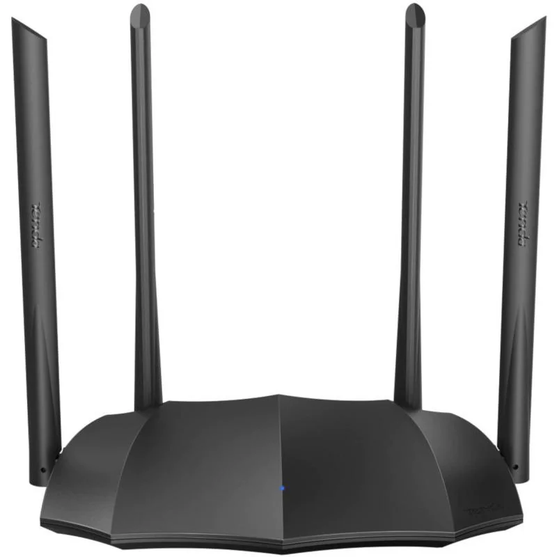 Router WiFi 5 (802.11ac) DualBand 2.4/5GHz, 300+867Mbps, 4x6dBi, 4 porturi Gigabit - TENDA TND-AC8