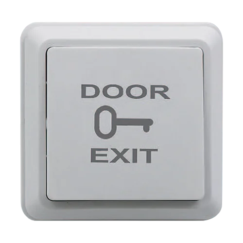 Buton de iesire din plastic, montaj aparent (PICTOGRAMA + TEXT) CSB-69G-LED