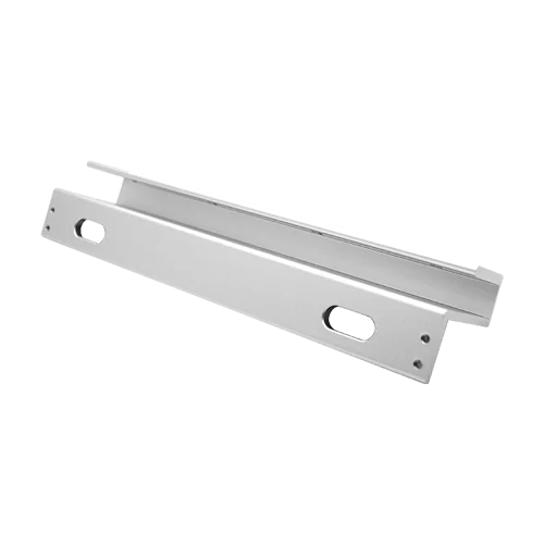 Suport aluminiu UZL pt. montaj electromagnet tip CSE-280P pe usi sticla fara rama CSE-280P-UZL
