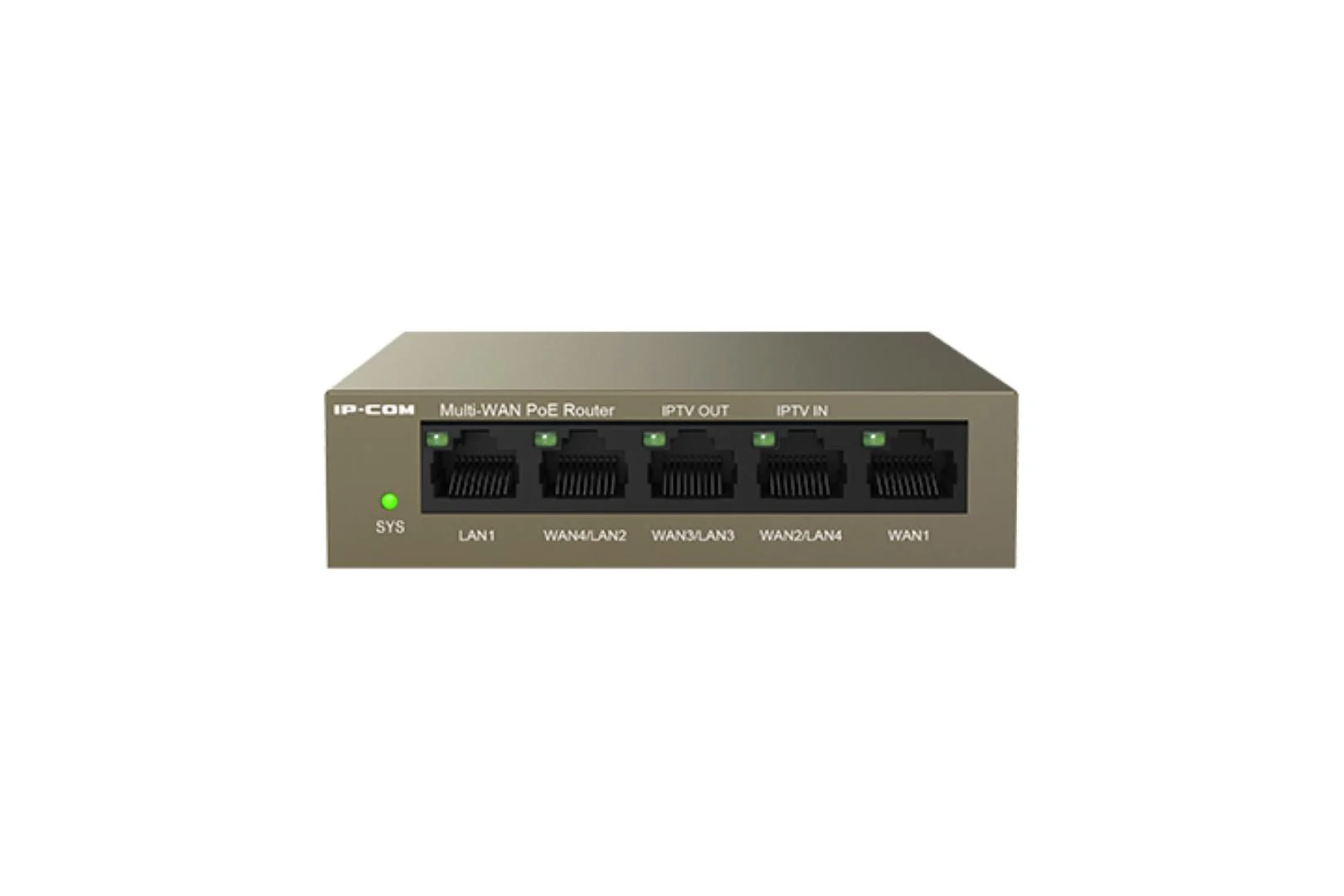 Router 4 porturi Gigabit PoE+, 55W, 1 port RJ45 Gigabit, management - IP-COM M20-PoE