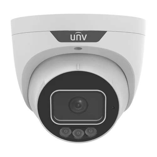 ColorHunter - Camera IP, 8MP, lentila 2.8mm, IR 30m, WL 30m,  Audio, Alarma, PoE - UNV IPC3638SS-ADF28KMC-I1