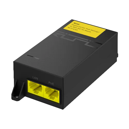 Injector 1 port PoE, 52V, 31.2W - Ruijie RG-POE-AT30