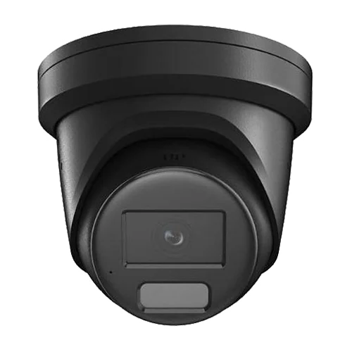 Deep Learning, ColorVu, Dual Light - Camera IP, 4MP, lentila 2.8mm, IR 40m, WL 40m, Mic, PoE, Neagra - HIKVISION DS-2CD2347G2H-LIU-BLACK-2.8mm
