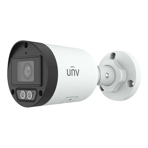 Camera IP ColorHunter Dual-Light, 4MP, lentila 2.8mm, IR 30m, WL 30m, Microfon, SDcard - UNV IPC2124LB-AF28K-DL