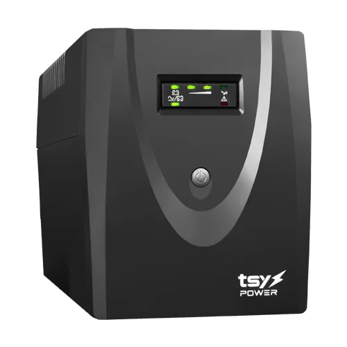 UPS TSY Power, 2000VA/1200W, LED, AVR-repornire automata, Management, 4 x Schuko, 2 x RJ45, 1 X USB type B TSY-MP-2K0-LED