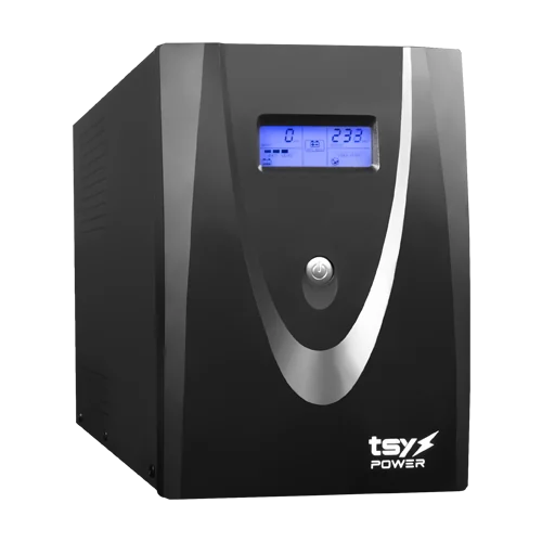 UPS TSY Power, 3000VA/1800W, LCD, AVR-repornire automata, 4 x Schuko TSY-MP-3K0-LCD
