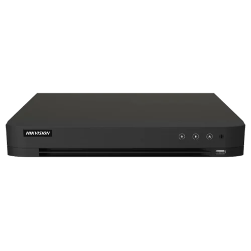 DVR AcuSense 16 ch., 5MP + 8 ch. IP 6MP, Alarma I/O, VCA - HIKVISION iDS-7216HQHI-M1-XT(16A+4/1ALM)