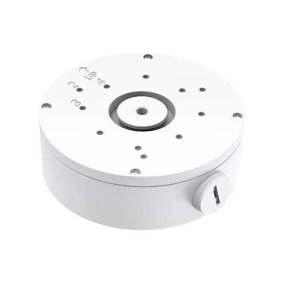 Doza conexiuni pentru camere Vigi VJB-305; material aluminiu; dimensiuni: 155.56 × 150 × 51 mm, greutate: 416g.