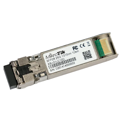 Modul SFP/SFP+/SFP28, 1/10/25G, SM, 10Km, 1310nm, Dual LC-connector - MikroTik XS+31LC10D