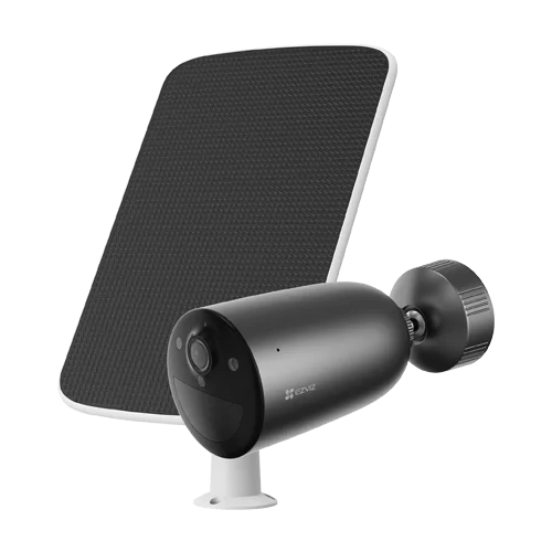 Kit camera IP + panou solar, rezolutie 2K, 4G, baterie 5.200 mAh, Audio bidirectional - EZVIZ CS-EB3-SP(2K,4GA)