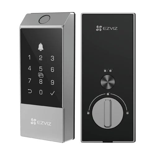 Yala inteligenta cu amprenta, multiple metode de deblocare, Wi-Fi, verificare status inchidere - EZVIZ CS-DL04(WBCP,M)