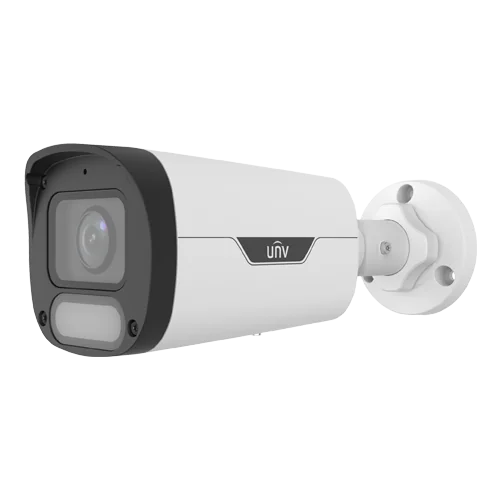 Camera IP Wise-ISP, ColorHunter, 8MP, lentila 2.8mm, WL 30M, Mic, PoE, color 24/7 - UNV IPC2318LE-ADF28KM-WP