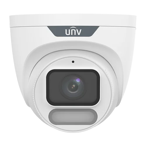 Camera IP Wise-ISP, ColorHunter, 8MP, lentila 2.8mm, WL 30M, Mic, PoE, color 24/7 - UNV IPC3628LE-ADF28K-WP