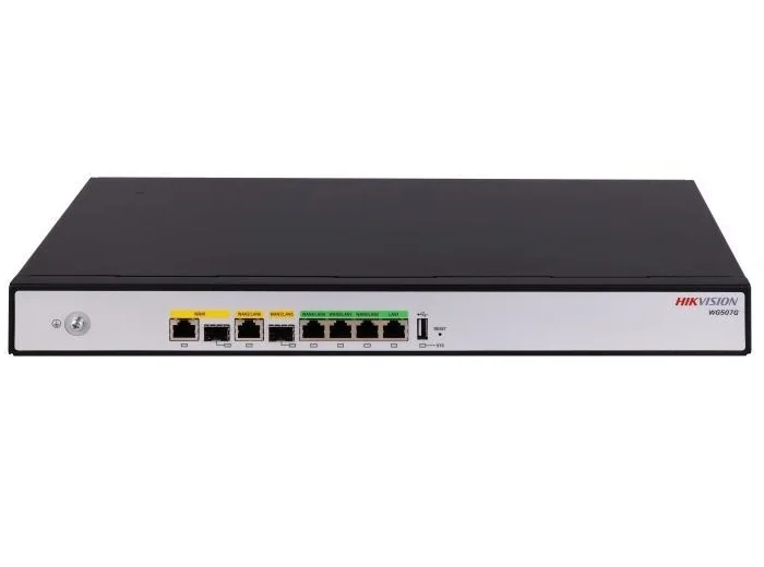 Router 6 x RJ45 1G, 2 x SFP 1G, Multi-WAN, Behavior Management - HIKVISION DS-3WG507G-SI