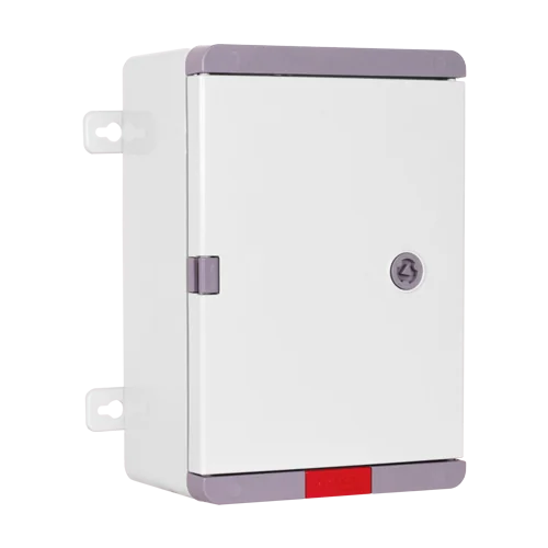 Cutie distributie IP67 din ABS gri, usa mata, placa metalica, 200x300x130 mm PD203013