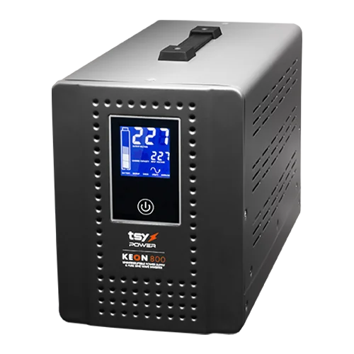 UPS 800VA(fara baterie inclusa), repornire automata, afisaj LCD, protectii multiple, Input AC 155-285V UPS-KEON-800VA