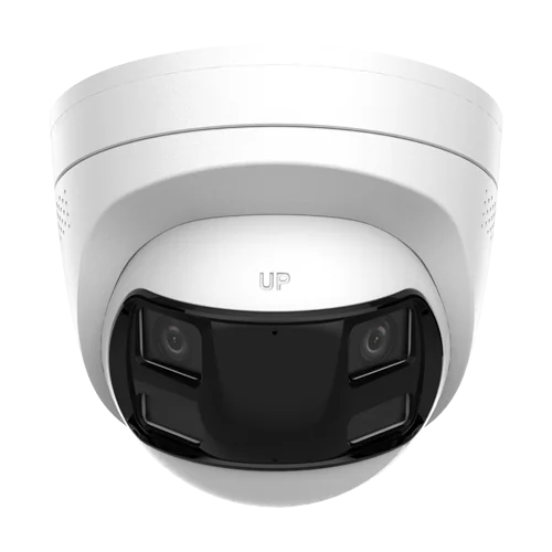 Camera IP Dual lens 6MP, 2 x lentila 2.8mm 180°, IR & WL 30m ColorVu, Audio+Stroboscop - HIKVISION DS-2CD1367G2HP-LIUF-SL-2.8mm