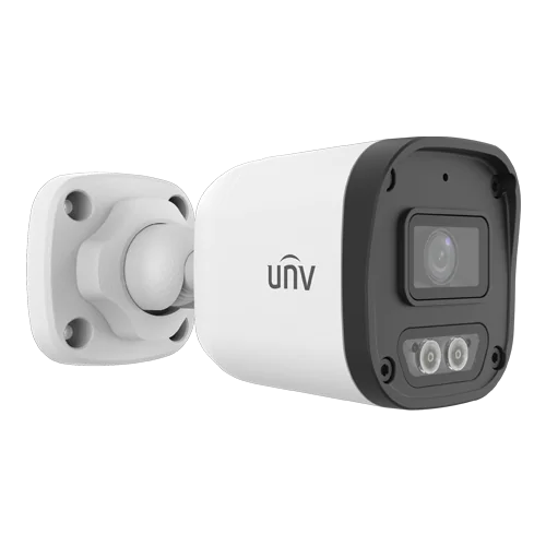 Camera IP ColorHunter 4MP, lentila 2.8mm, IR 30m, WL 15m, Mic, PoE, IP67 - UNV IPC2124LB-AF28-DL-ECO