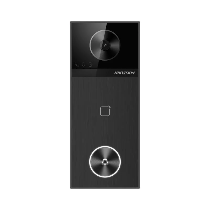 Panou exterior videointerfon TCP/IP 4MP, IR 3m, Wi-Fi6, Bluetooth, M1, IP65 - HIKVISION DS-KV6114-WBE1