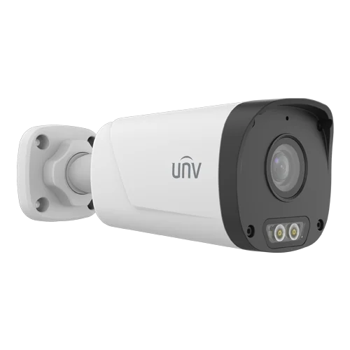 Camera IP 4MP, Dual Light, lentila 4mm, IR 30m, WL 15m, Mic, PoE, IP67 - UNV IPC2314LB-AF40-DL-ECO