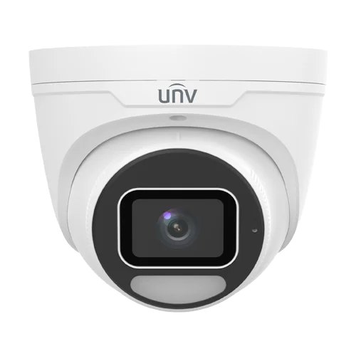 Camera IP Wise-ISP ColorHunter, 8MP, lentila 2.8mm, WL 30m, Alarma, Mic, PoE, Color 24/7, IK10 - UNV IPC3638SE-ADF28K-WP-I1