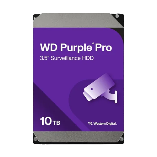Hard disk 10TB - Western Digital PURPLE PRO AI WD102PURP WD