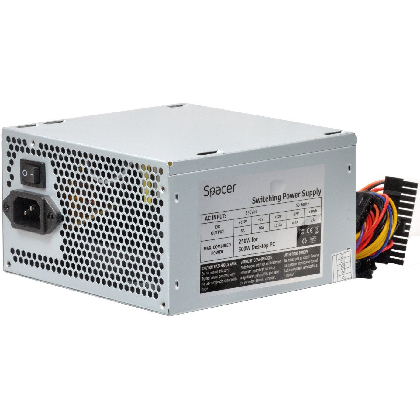 Sursa Spacer SPS-ATX-500-V12, 250W, ATX